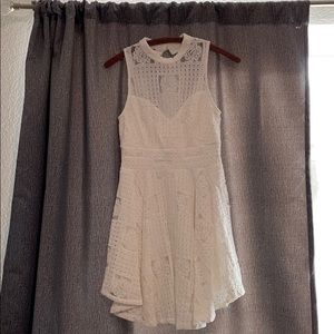 Lace White Dress